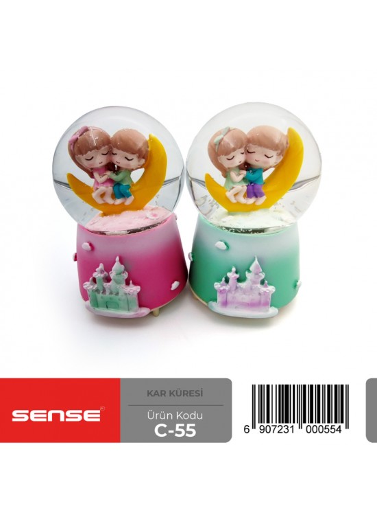 Sense Büyük Boy Işıklı Sesli Kar Küresi C-55 Sense Büyük Boy Işıklı Sesli Kar Küresi C-55