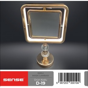 Sense Gold Işıklı Ayna D-19