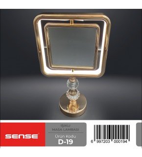 Sense Gold Işıklı Ayna D-19