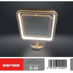 Sense Gold Işıklı Ayna D-20