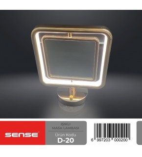 Sense Gold Işıklı Ayna D-20