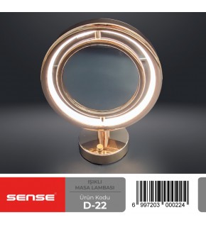 Sense Gold Işıklı Ayna D-22