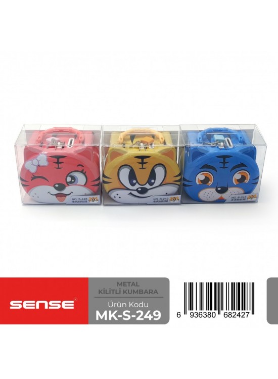 Sense Kilitli Metal Kumbara Mk-S-249 Sense Kilitli Metal Kumbara Mk-S-249