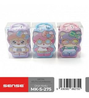 Sense Kilitli Metal Kumbara Mk-S-275