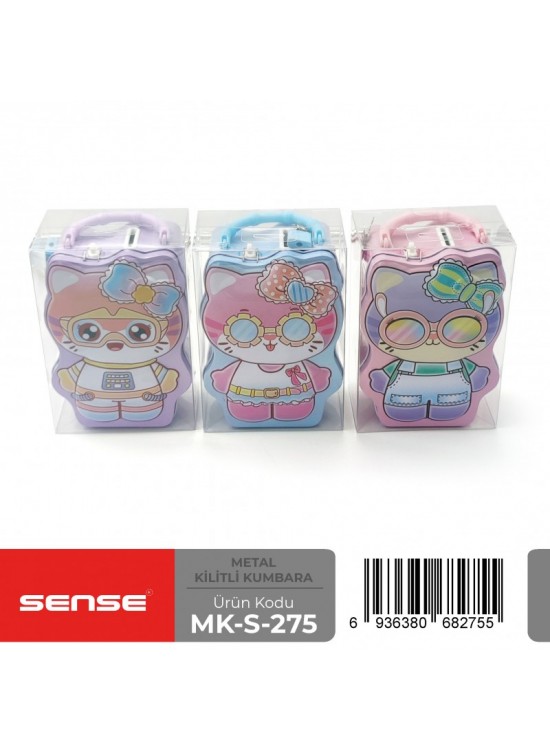 Sense Kilitli Metal Kumbara Mk-S-275