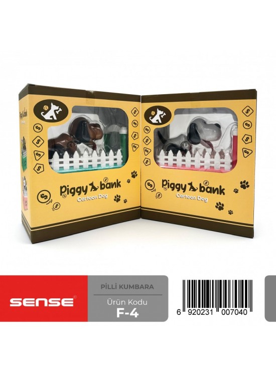 Sense Köpekli Çitli Kumbara F-4