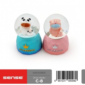 Sense Mini Işıklı Kar Küresi C-8