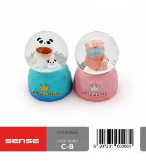 Sense Mini Işıklı Kar Küresi C-8