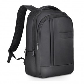 SERÜVEN SİYAH LAPTOP BÖLMELİ SIRT ÇANTASI