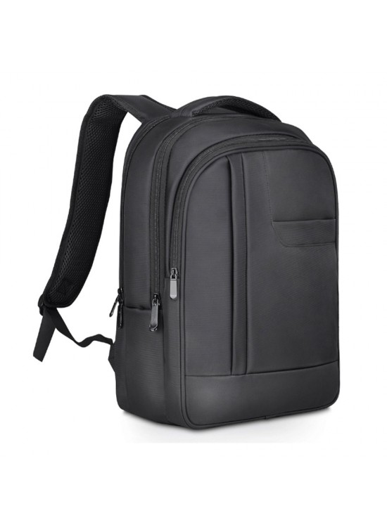 SERÜVEN SİYAH LAPTOP BÖLMELİ SIRT ÇANTASI