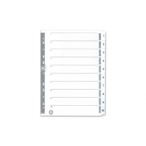 Serve Seperatör 1-10 Rakamlı Kağıt A4 SV5324