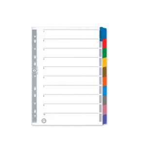 Serve Seperatör 10 Renkli A4 SV5521K