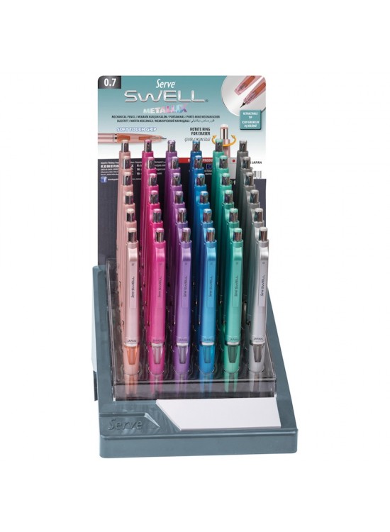 Serve Versatil Kalem Swell Metallik Colours
 0.7 MM 36 LI