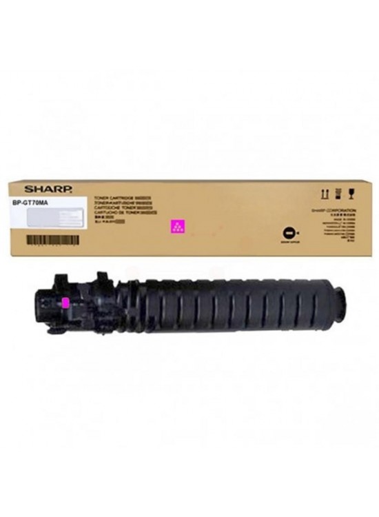 SHARP BP-GT70MA Magenta Kırmızı Orjinal Fotokopi Toneri BP-50c26-50c31-50c36-50c45 24.000 Sayfa