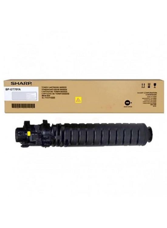 SHARP BP-GT70YA Yellow Sarı Orjinal Fotokopi Toneri BP-50c26-50c31-50c36-50c45 24.000 Sayfa