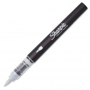 Sharpie Akrilik Markör Fırça Uç Açık Gri Sh-2218120