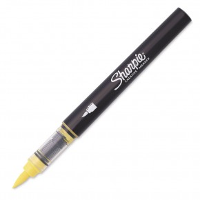 Sharpie Akrilik Markör Fırça Uç Sarı SH-2218065 (1 Adet)