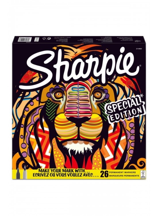 Sharpie Fine Permanent Markör 26 Lı Aslan 2110123