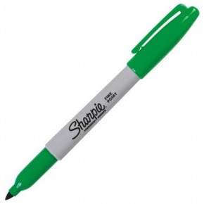 Sharpie Fine Permanent Markör Yuvarlak Uç Yeşil S0810960 (1 Adet)