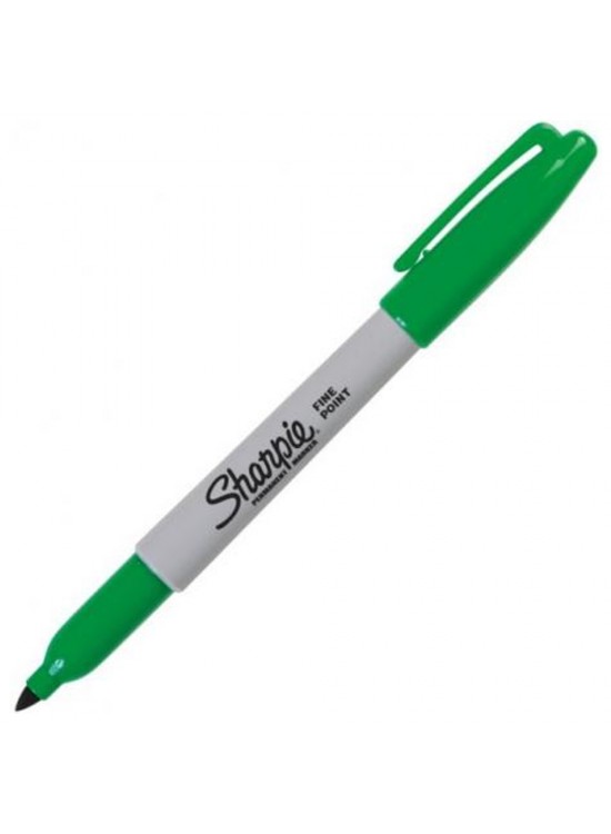Sharpie Fine Permanent Markör Yuvarlak Uç Yeşil S0810960 (1 Adet)