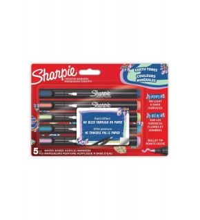 Sharpie Markör Akrilik Doğa Tonları Yuvarlak Uç 5 Li Bl Sh-2213380
