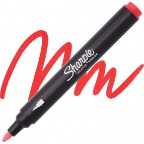 Sharpie Markör Akrilik Yuvarlak Uç Kırmızı Sh-2218119 (1 Adet)