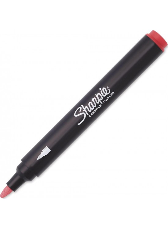 Sharpie Markör Akrilik Yuvarlak Uç Kırmızı Sh-2218119 (1 Adet)