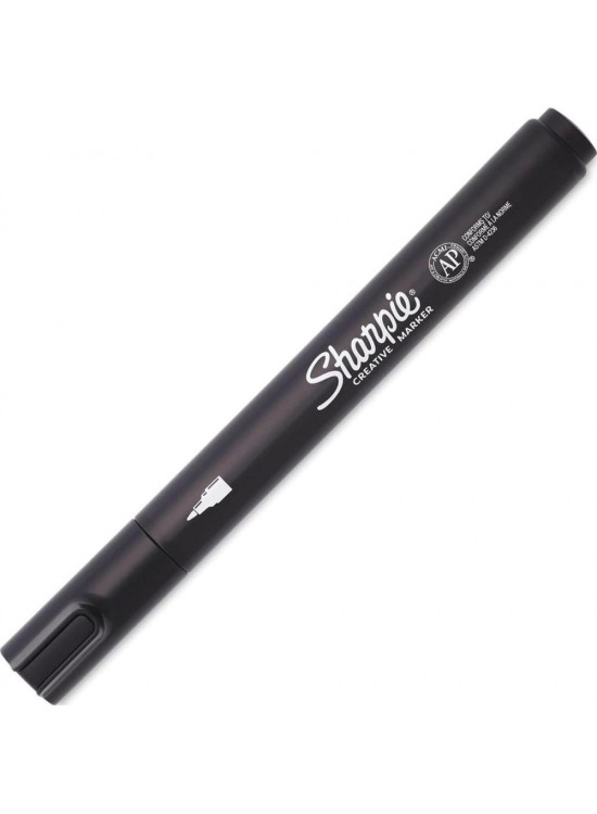 Sharpie Markör Akrilik Yuvarlak Uç Siyah Sh-2218123 (1 Adet)