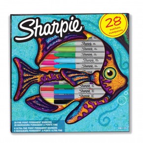 Sharpie Markör Permanent Fine 28 Li Balık 2061125