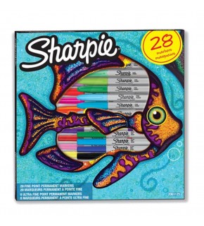Sharpie Markör Permanent Fine 28 Li Balık 2061125
