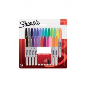 Sharpie Markör Permanent Fine Karışık Renk 24 LÜ 2065405
