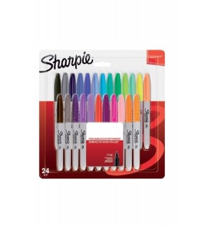 Sharpie Markör Permanent Fine Karışık Renk 24 LÜ 2065405