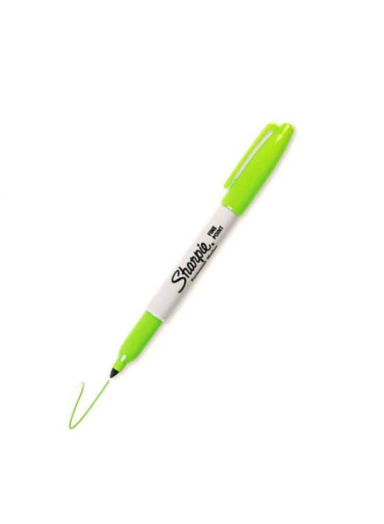 Sharpie Markör Permanent Fine Limon Yeşil 1740641 (1 Adet)