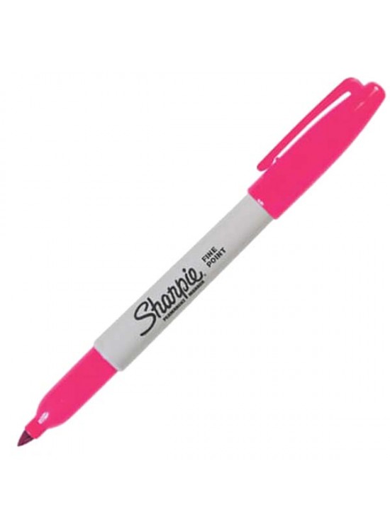 Sharpie Markör Permanent Fine Yuvarlak Uçlu Pembe 1785161 (1 Adet)