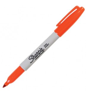 Sharpie Markör Permanent Fine Yuvarlak Uçlu Turuncu 1741397 (1 Adet)