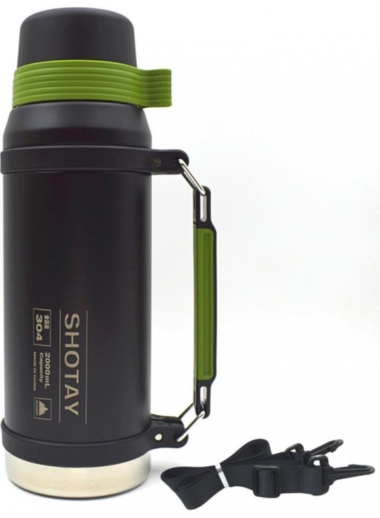 Shotay Camper Large Çelik Termos Mtra2000 Ml (Karışık Renk 1 Adet)