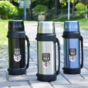Shotay Campıng Çelik Termos 2000 Ml (Karışık Renk 1 Adet)