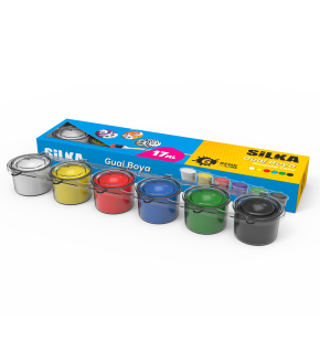 Silka Guaj Boya 6 Renk 17ml Yeni