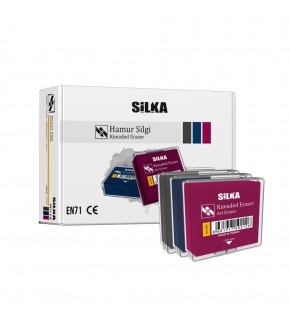 Silka Hamur Silgi Renkli Art.26R (1 Adet)