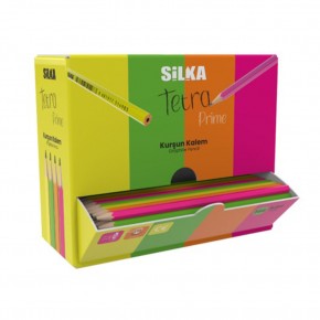 Silka Kurşun Kalem Hex Prıme Neon 144 Lü Stand Art.1498st