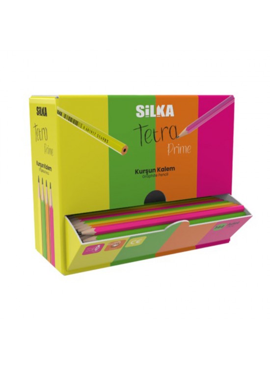 Silka Kurşun Kalem Hex Prıme Neon 144 Lü Stand Art.1498st