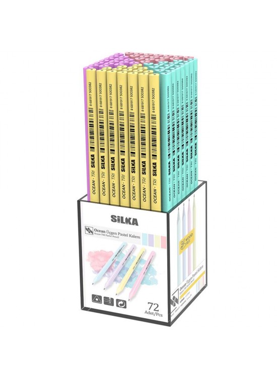 Silka Kurşun Kalem Ocean Pastel Üçgen 72 Li Kl1.TSP Silka Kurşun Kalem Ocean Pastel Üçgen 72 Li Kl1.TSP