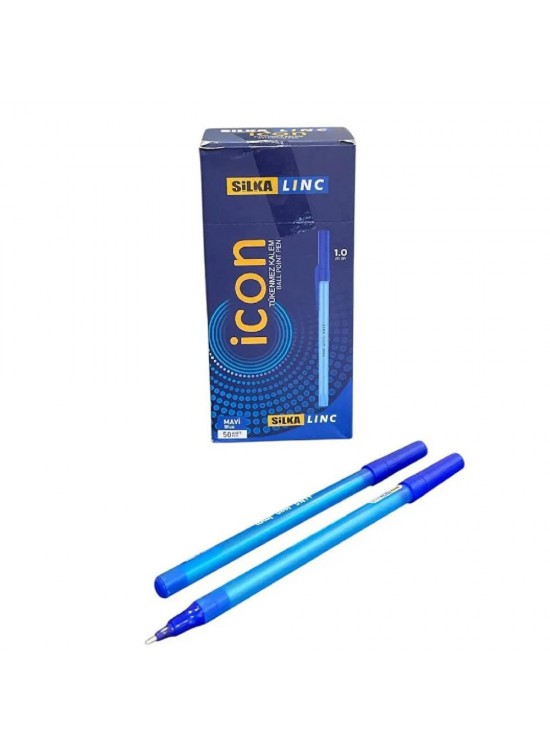 Silka Lınc Icon Tükenmez Kalem 1 MM Mavi (1 Adet)