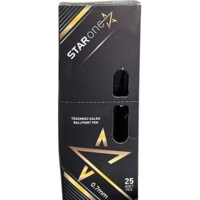 Silka Lınc Starone Tükenmez Kalem 0,7 MM Siyah 25 Li