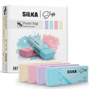 Silka Öğrenci Silgisi Pastel Art.4 (1 Adet)