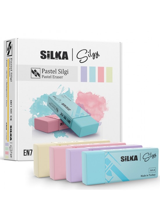 Silka Öğrenci Silgisi Pastel Art.4 (1 Adet)