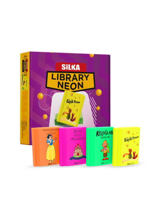 Silka Silgi Neon Kitap Gen-6274 (1 Adet) Silka Silgi Neon Kitap Gen-6274 (1 Adet)