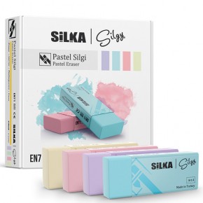 Silka Silgi Pastel 4 Renk Art.44 (1 Adet)
