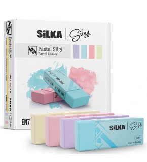 Silka Silgi Pastel 4 Renk Art.44 (1 Adet)