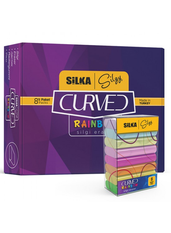 Silka Silgi Rainbow 8 Li Neon Pastel SG.51 (1 Adet)